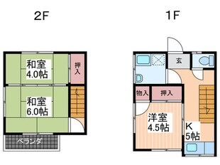 菅アパートの物件間取画像